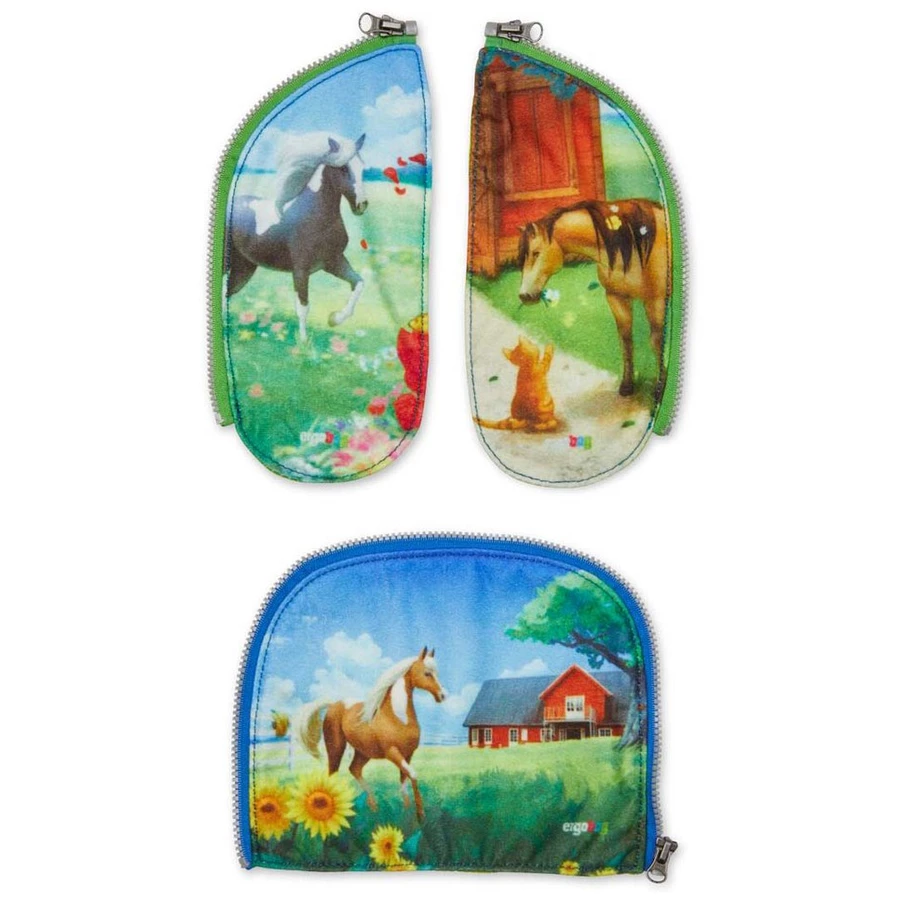 Ergobag Zubehör - Sei­ten­ta­schen-Zip­set 3tlg. Pferd