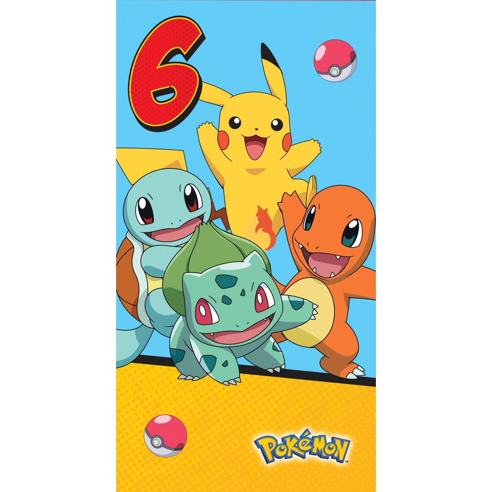 Pokémon-Geburtstagskarte ab 6 Jahren