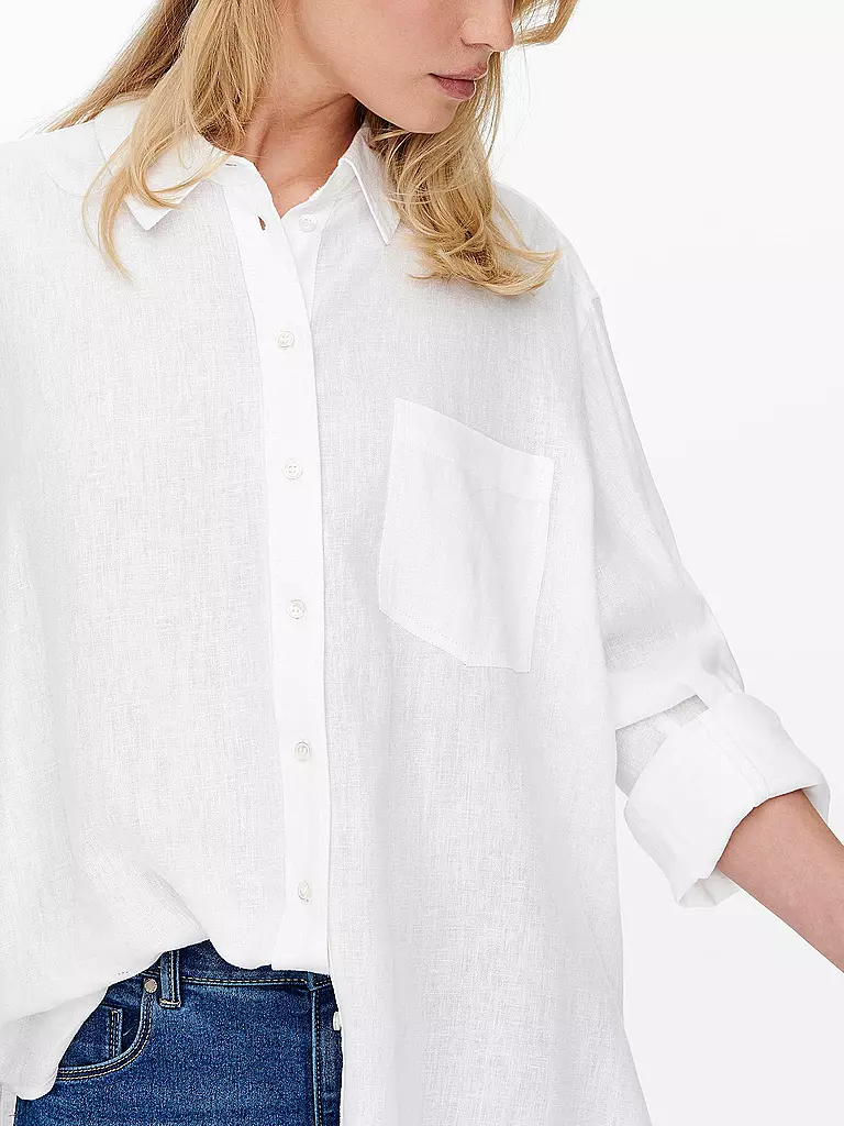 ONLY Bluse ONLTOKYO  weiss