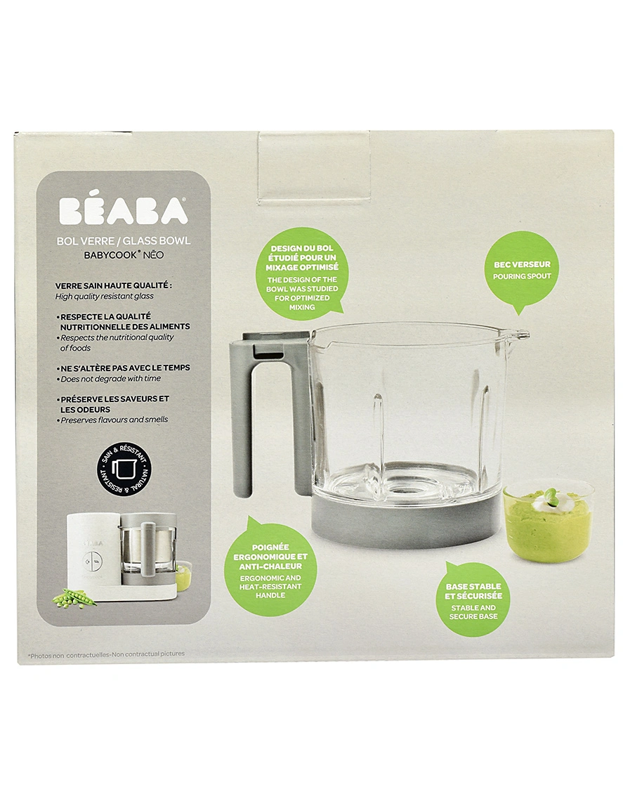 Glasschüssel für BABYCOOK NEO in grey