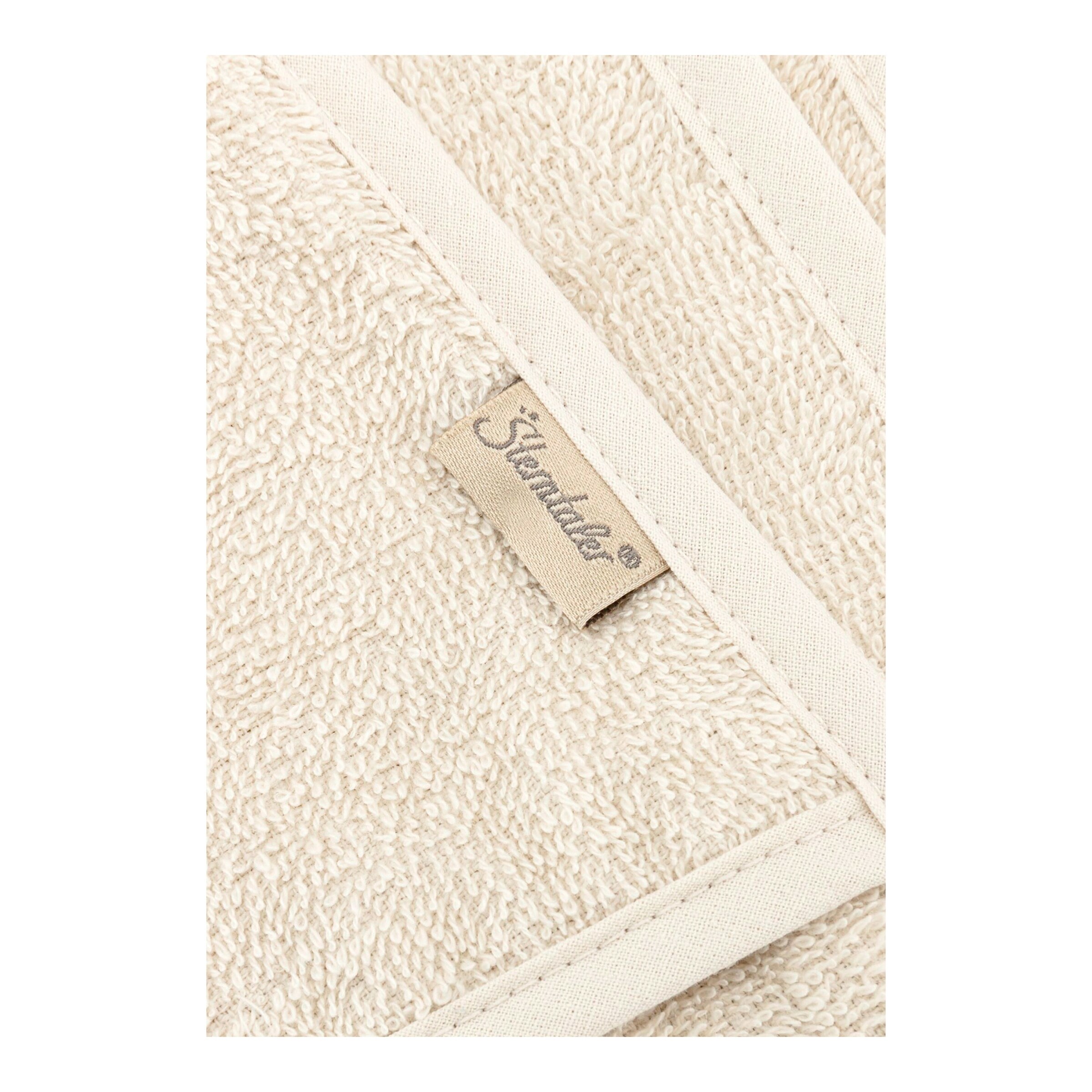 Sterntaler Kapuzenbadetuch mit Applikation 100x100 cm Dino Rexi beige