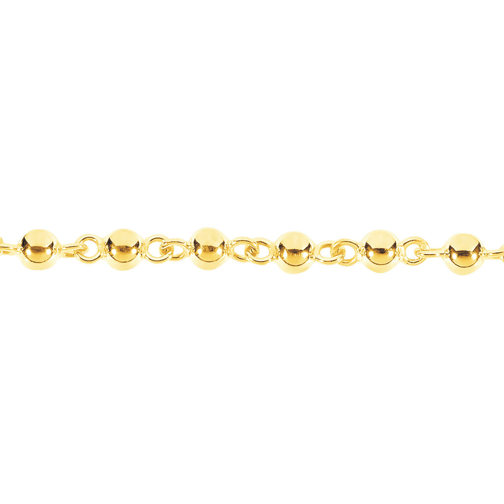 Bracelet Diona Maille Boule Or Jaune