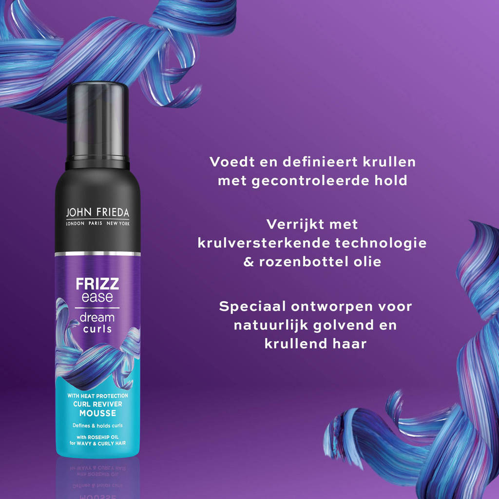 GeweldigFrizz Ease Dream Curls Curl Reviver mousse - 200 ml