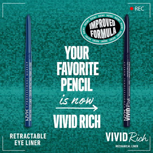 NYX Professional Makeup Vivid Rich Mechanical Pencil Smokin Topaz