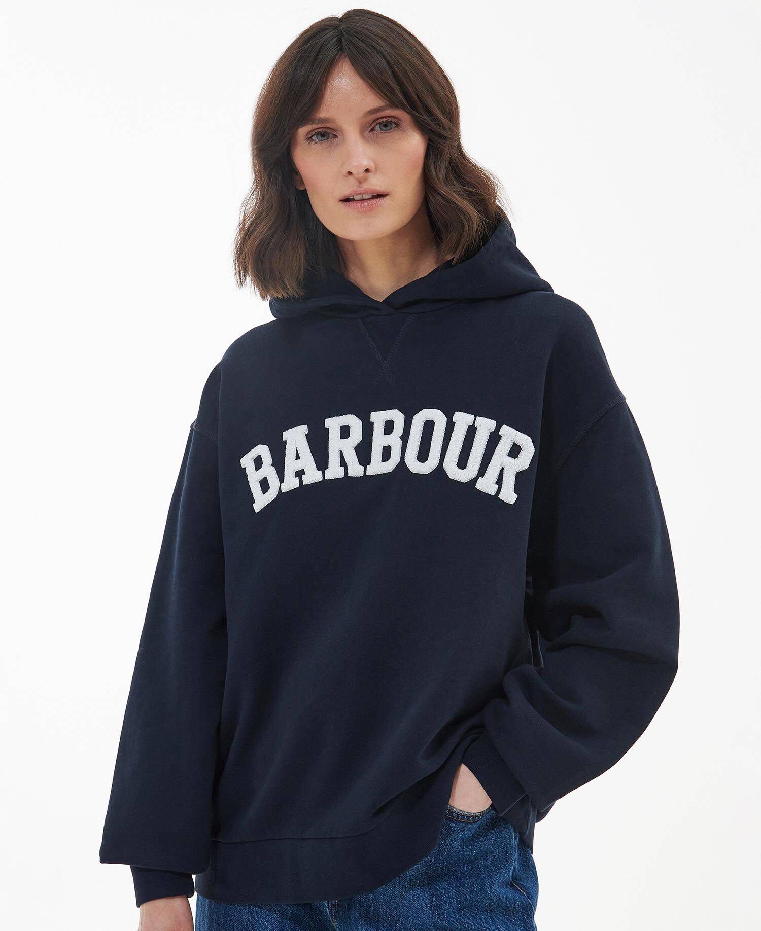 Barbour| Damen Hoodie NORTHUMBERLAND PATCH