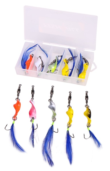 Kit Leurres Fish4All Spiral Lure Kit 7cm 3g (5 Pièces)