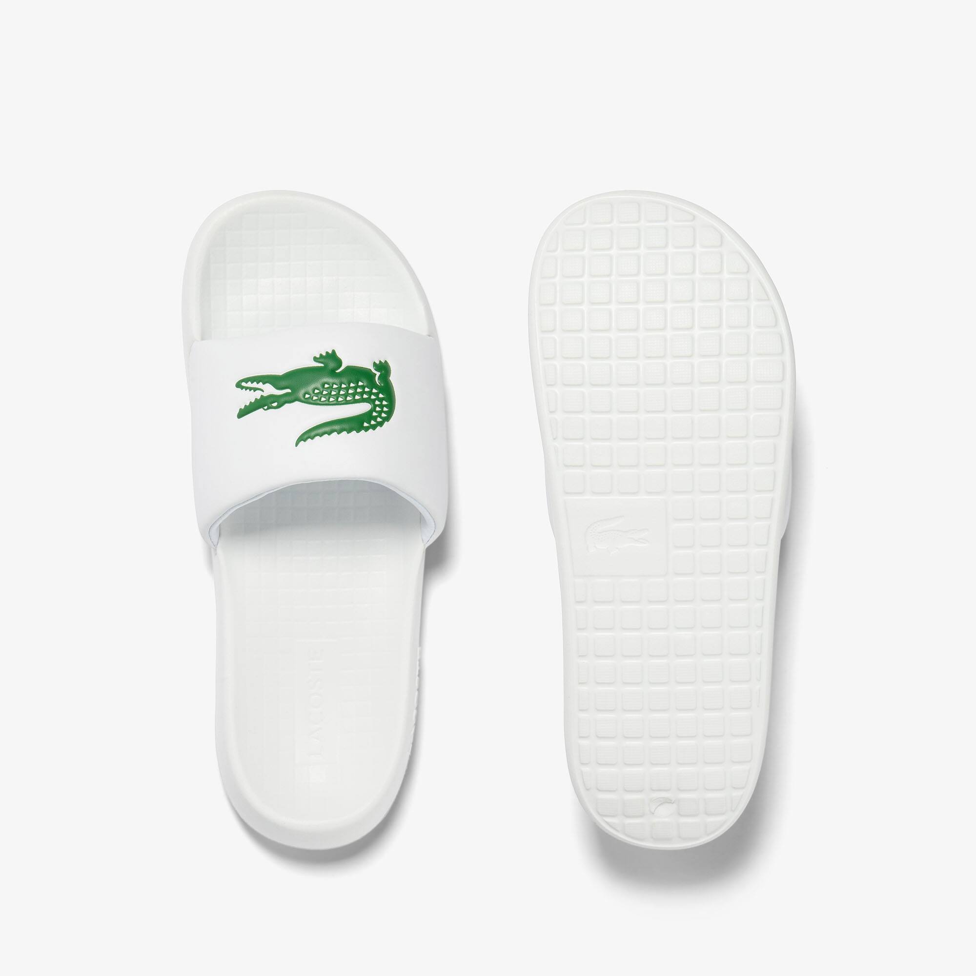 Claquettes Croco 1.0 homme Lacoste en synthétique Claquettes & Sandales - Blanc - Lacoste - Homme