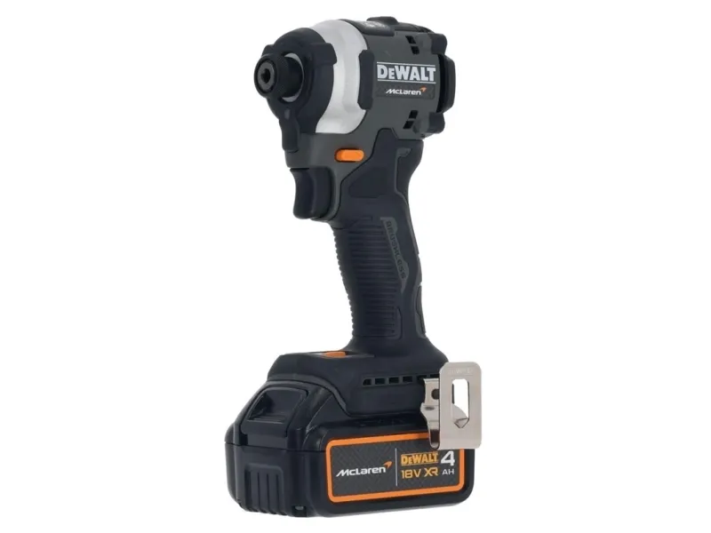 DEWALT McLaren DCF85MM2T-QW DCF85MM2T-QW Batteri slagboremaskine 18 V Antal batterier, der følger med 2 4 Ah Litium børsteløs, inkl. ekstra batteri, Inkl.