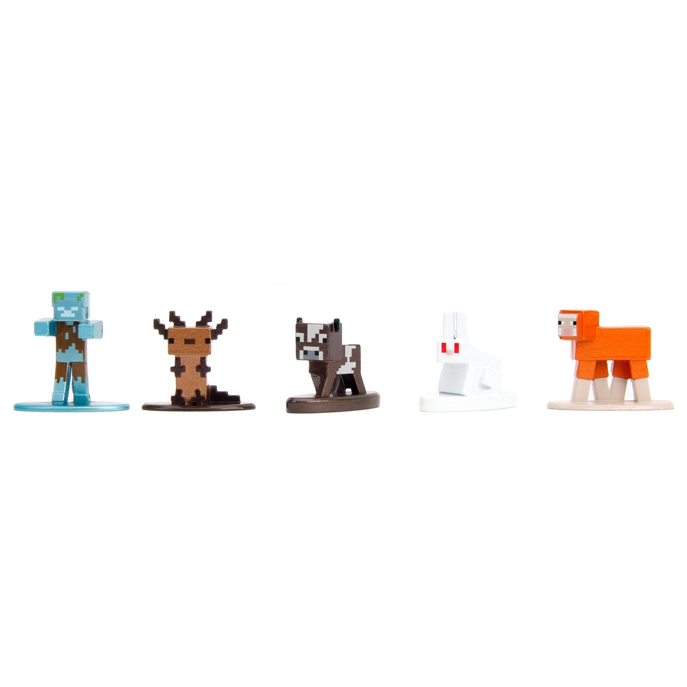Minecraft – Höhlen & Klippen Nano Metalfigs 18er-Pack