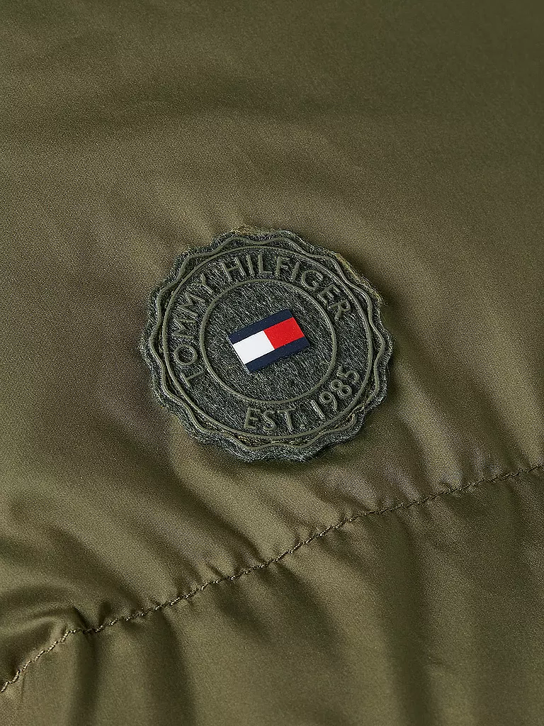 TOMMY HILFIGER Daunensteppmantel olive