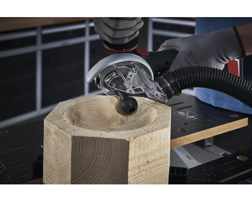 Bolvormige rasp voor Wolfcraft M14 haakse slijper
