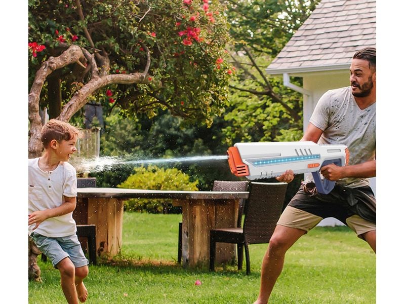 Totally Wasserpistole Splash Elektronische Attack Gartenspielzeug für spannende Wasserduelle