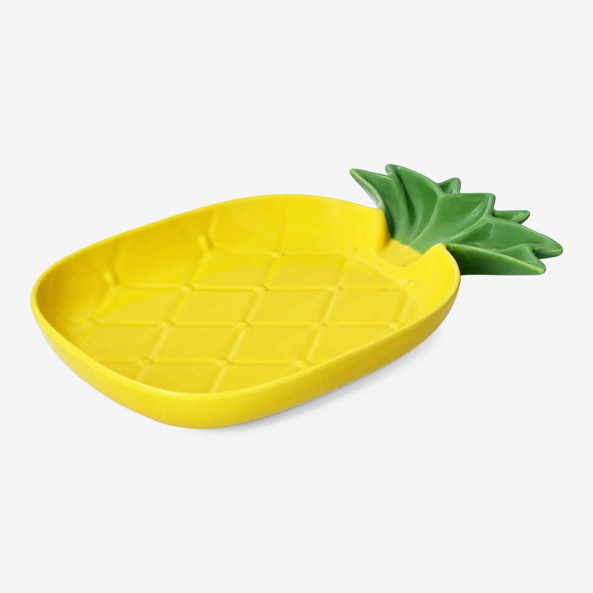 Ananasformet serveringstallerken