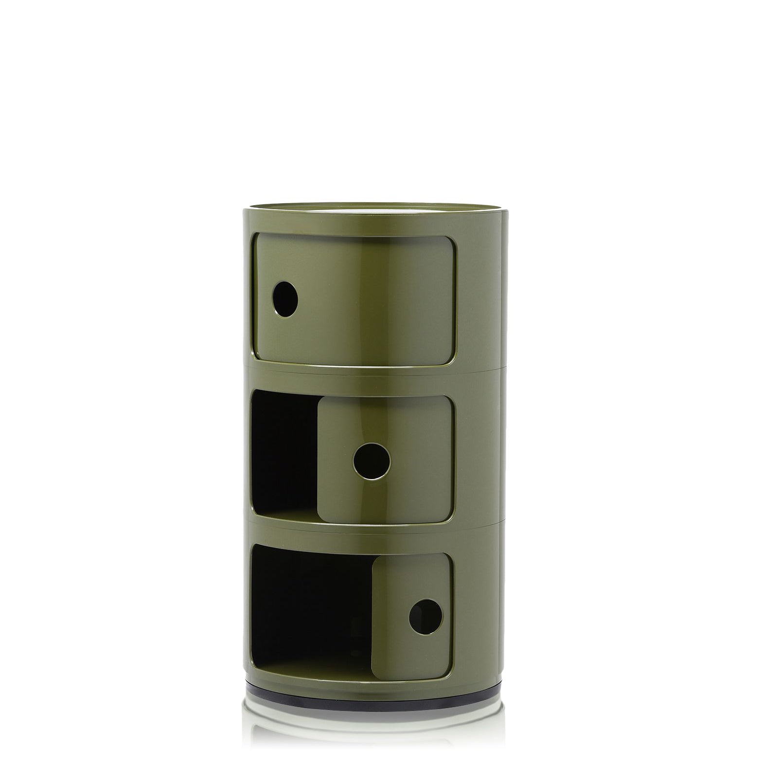 Kartell Componibili Kast Ã 32 cm - 3 Modules - Mosgroen