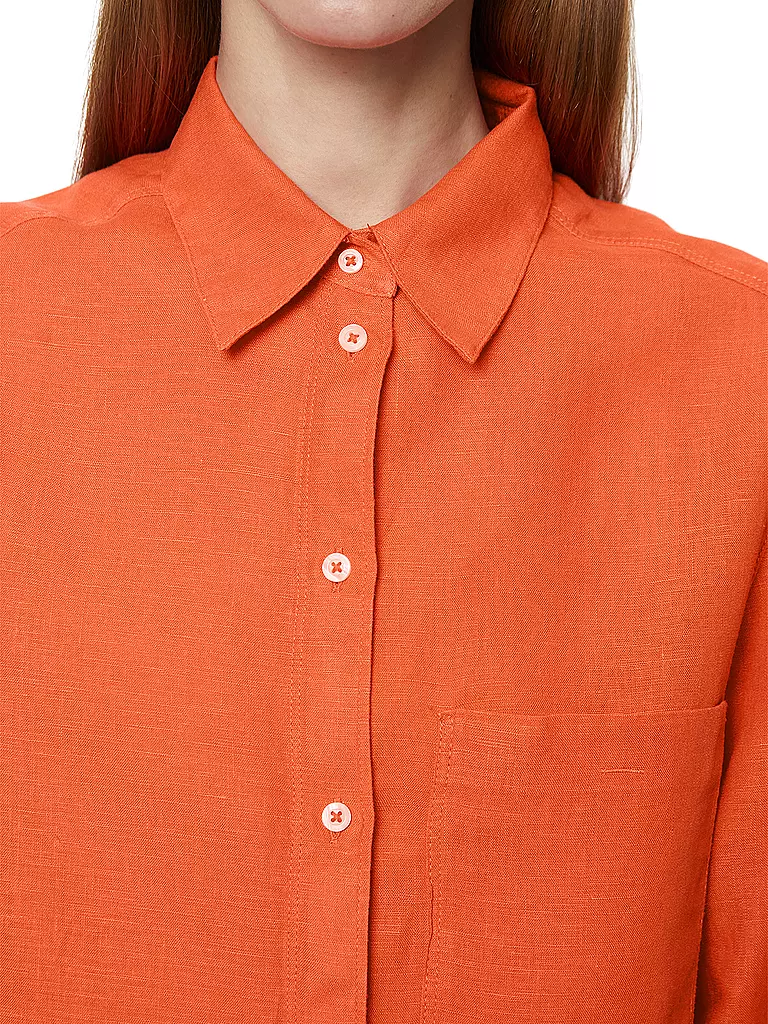 MARC O'POLO Leinenbluse  orange