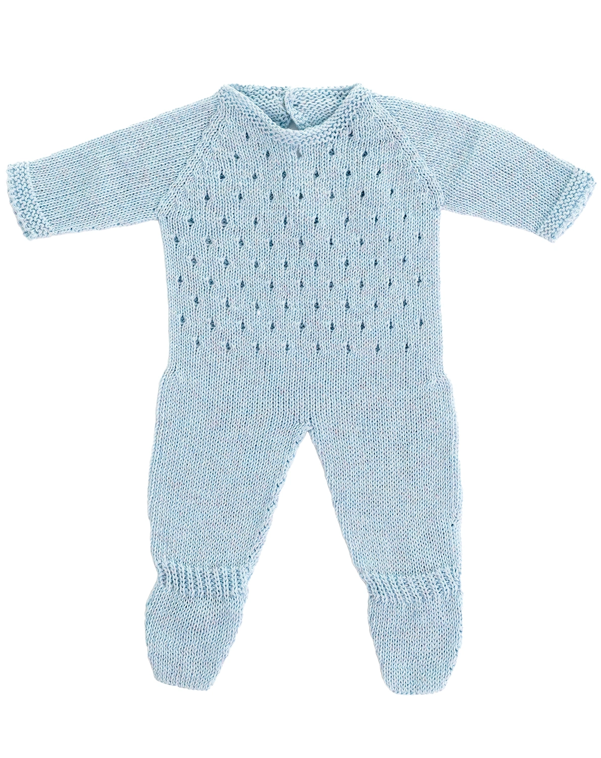 Puppenkleidung PYJAMA AZUL (38cm) in blau