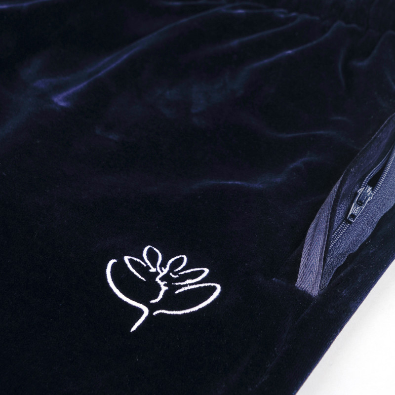 PANTALON DE SURVÊTEMENT EN VELOURS DIMANCHE - MARINE