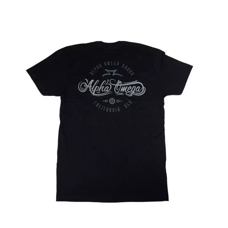 Tee shirt AO SCOOTERS Calligraphy Noir