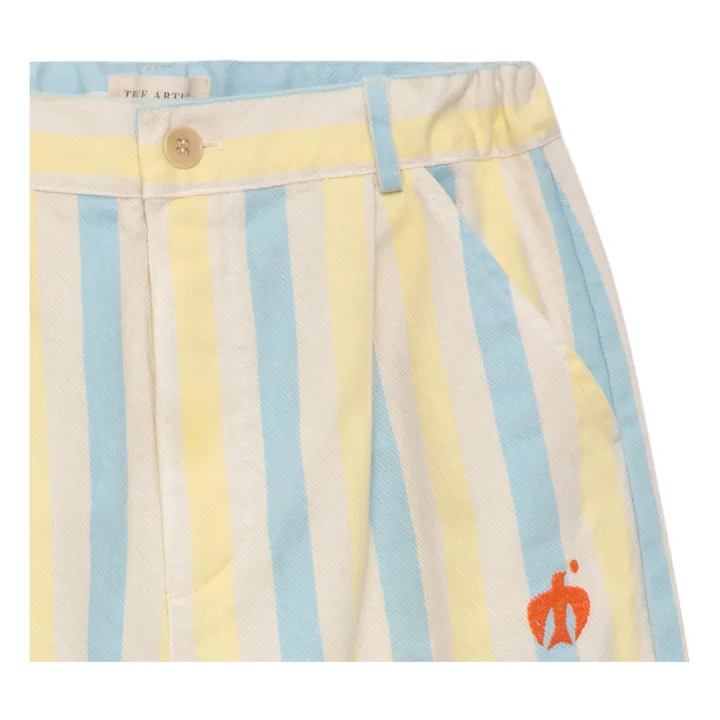True Artist Pantalon Couleur Rayé | Vanille
