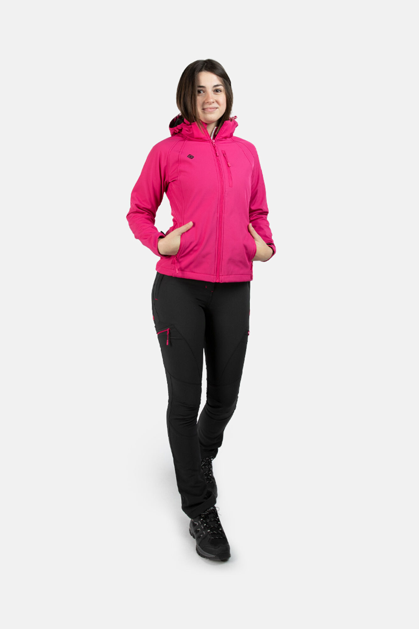 Jaqueta corta-vento softshell Haiti - fúcsia