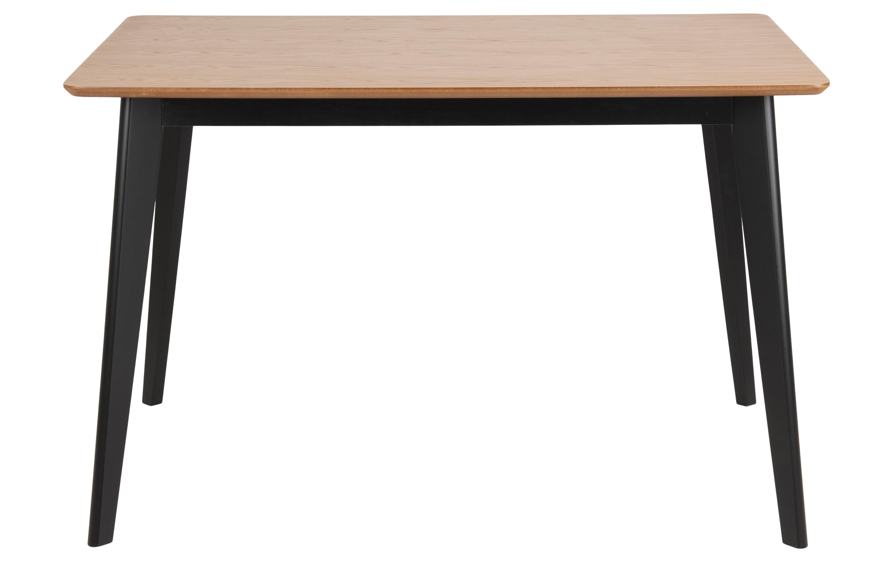 Tisch Roxby 120 x 80 x 76 cm, Nature/Schwarz<br>Esstisch