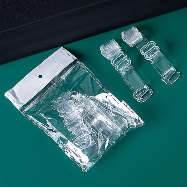 Usynlige klare bh-stropper 4-pak 10 mm bredde Gennemsigtig