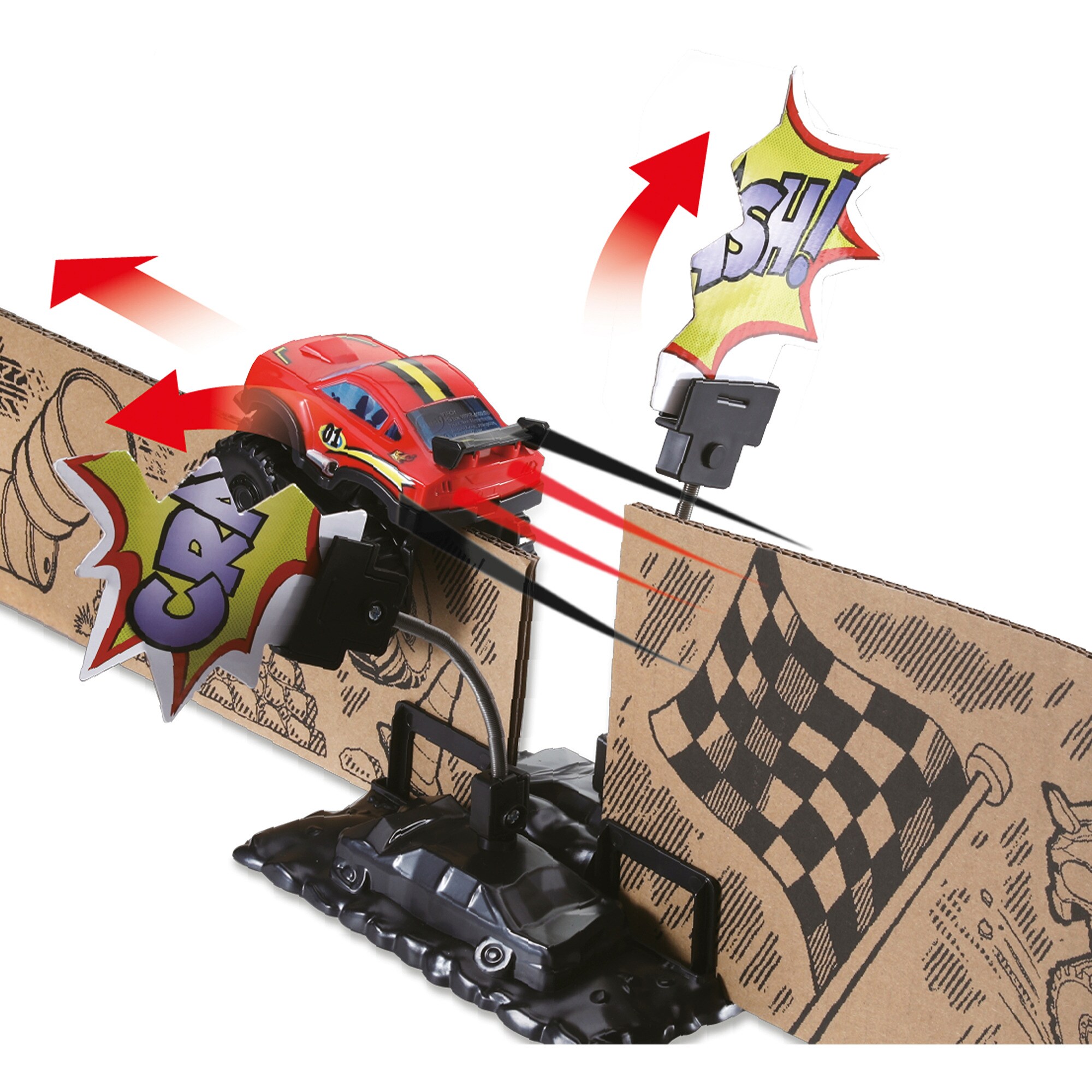 Vtech Bahn Car-Board Racers - Monster-Adventure Set