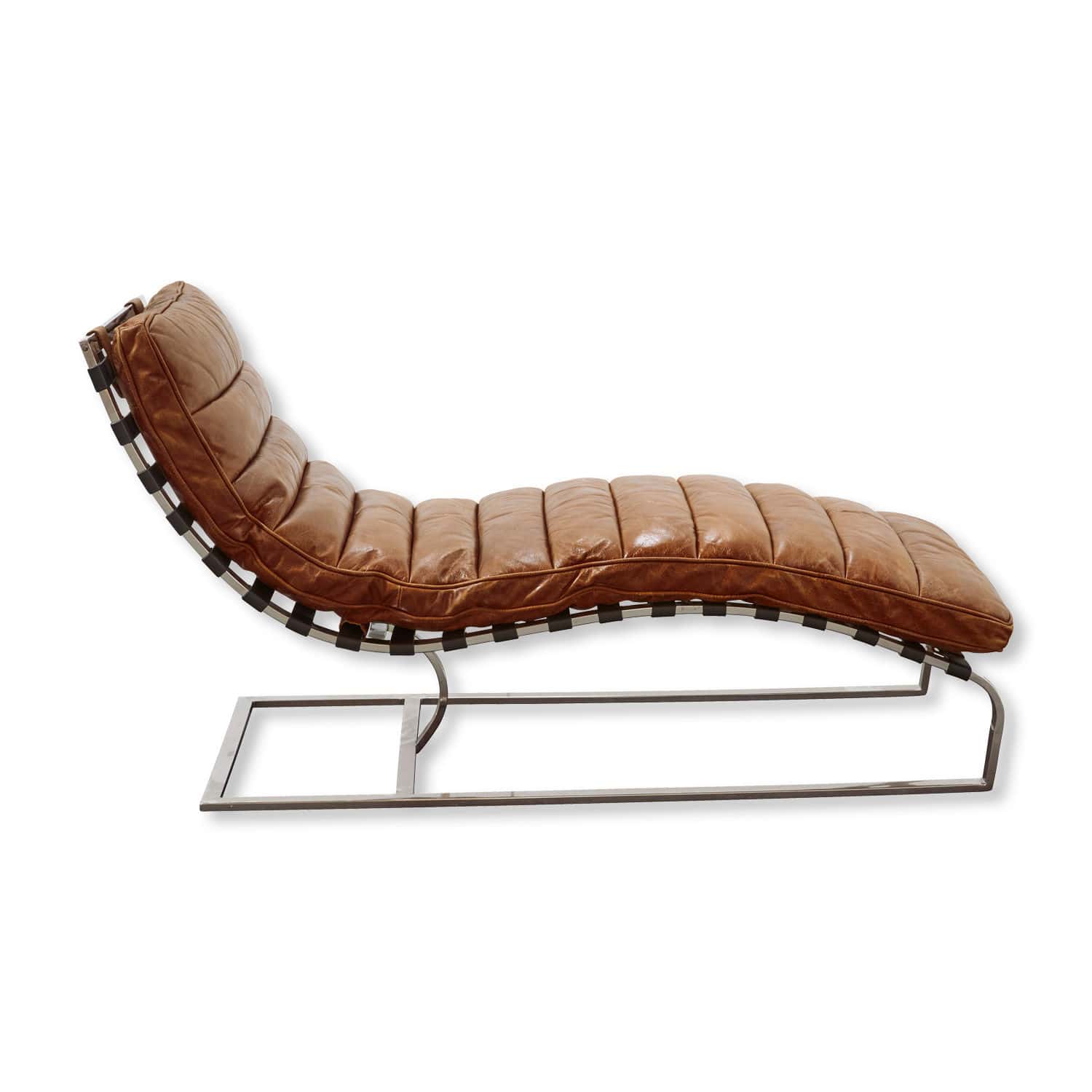 Lounger Van Buren braun/silber