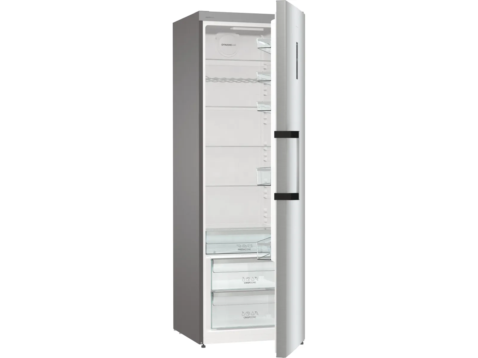 Gorenje Advanced R619EAXL6 - Køleskab - niche - bredde: 60 cm - 398 liter - Klasse E - rustfrit stål