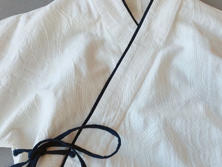 CosmoCorner - Traditionele Chinese wikkeltop met lange mouwen / Wijde broek