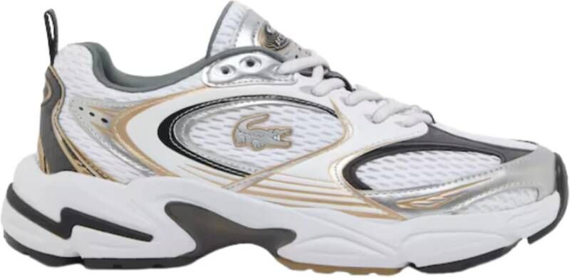 Lacoste Storm 2k Schoenen Wit Maat: 46 Mesh Synthetisch Foot Locker