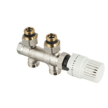 Sanivesk thermostatisch H-blok Recht en Haaks 1/2
