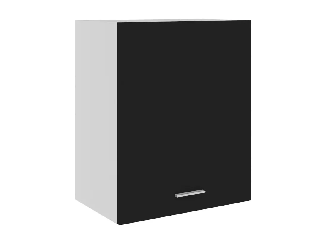 Armoire suspendue Noir 50x31x60 cm Bois d'ingénierie