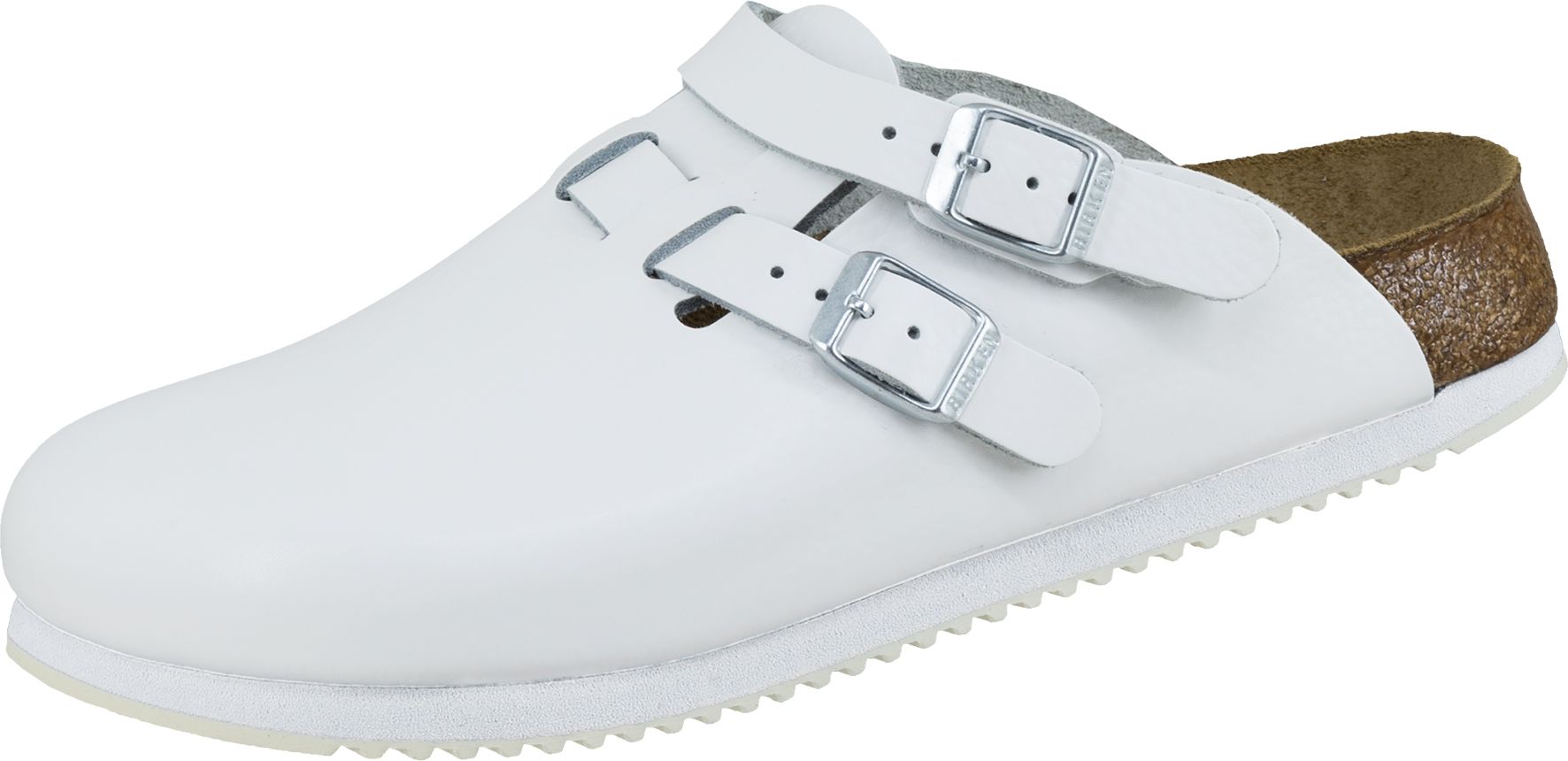 Birkenstock Kay SL Pantolette weiß schmale Weite