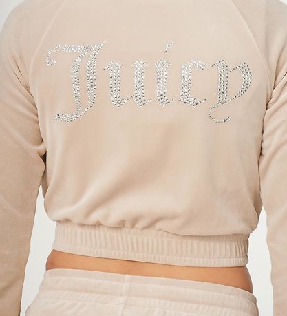 Juicy Couture Cardigan - Tasha - Velours - Brasilianisch Sand