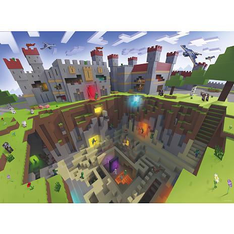 Minecraft Cutaway puslespil - 300 brikker