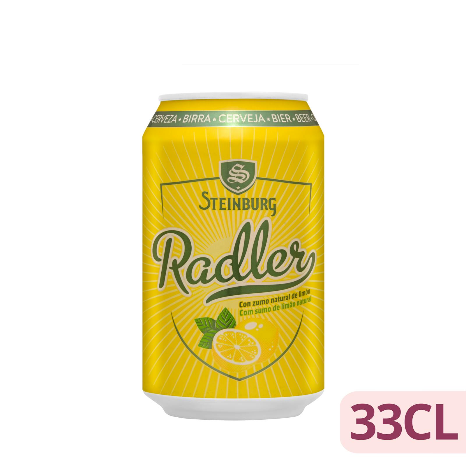 Bière Radler Steinburg au jus de citron naturel