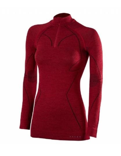 Falke Women Zip Shirt Wool-Tech<br>Varm og teknisk trøye for vinteraktivitet!