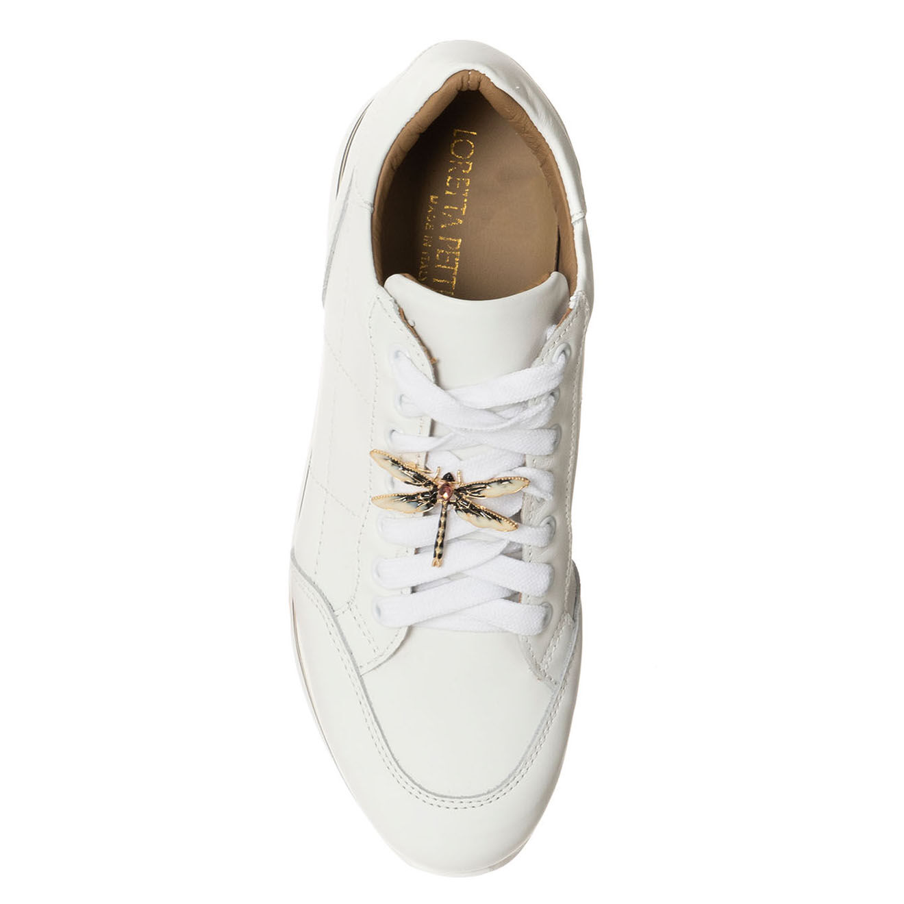 Loretta Pettinari Sneakers en Cuir Ittif blanches