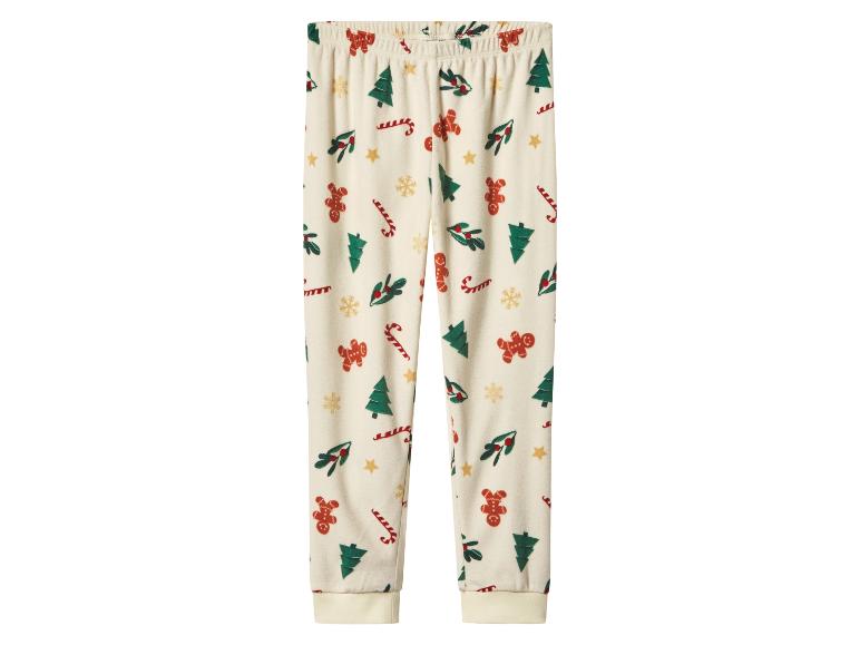 Velours kinder kerstpyjama