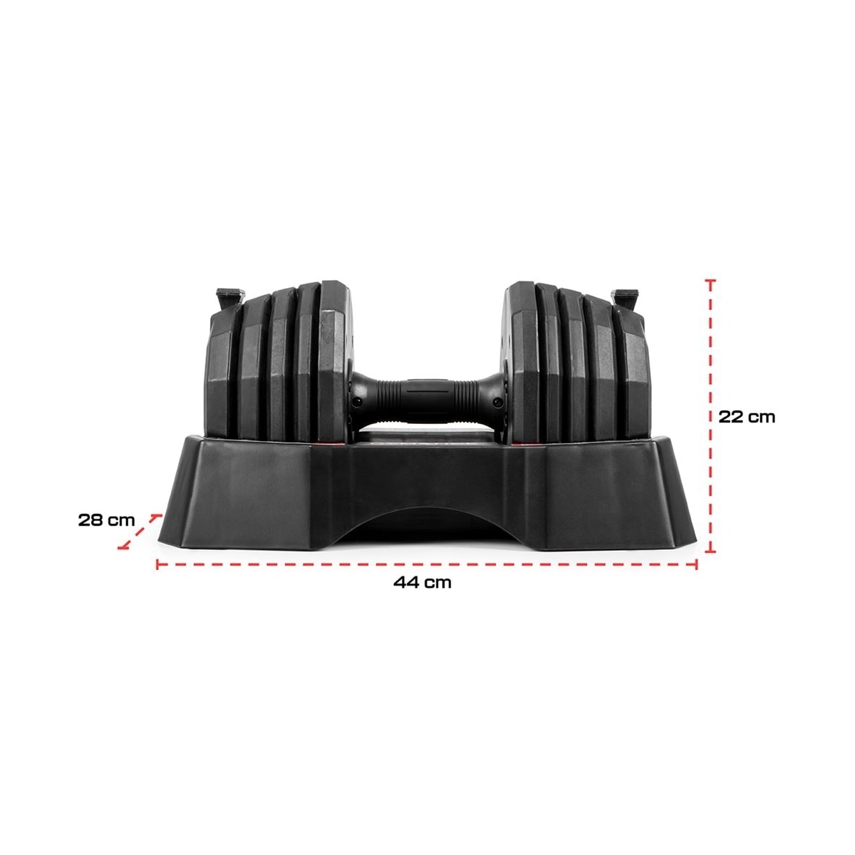 Gymstick Quick-Lock Dumbbell 4,5 - 22,5 kg (Single)