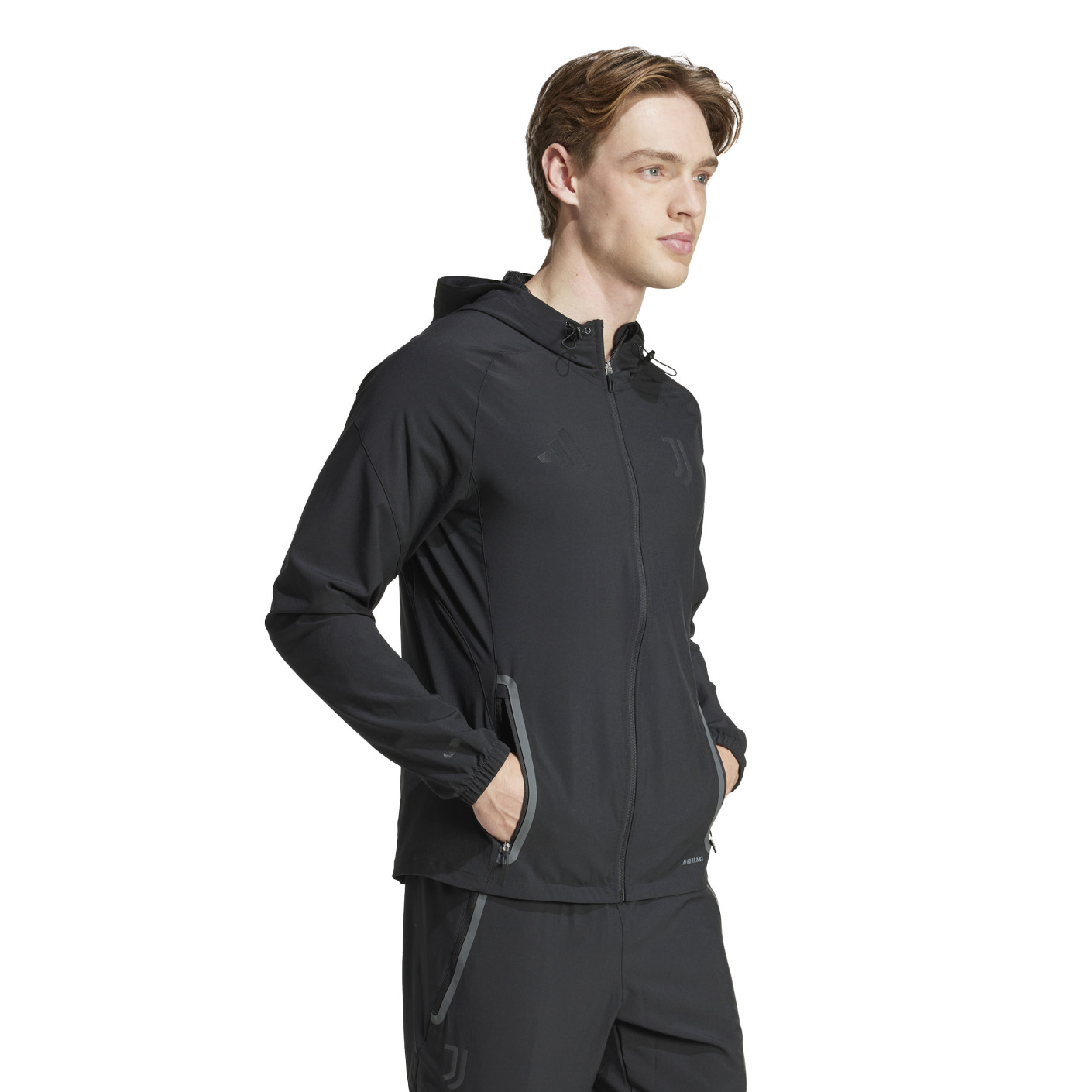 adidas Juventus Vis Tech Trainingspak Full-Zip 2024-2025 Zwart