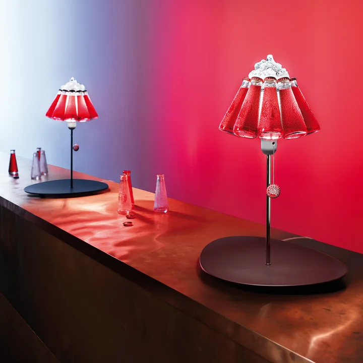 Ingo Maurer - Campari Bar Tischleuchte, rot