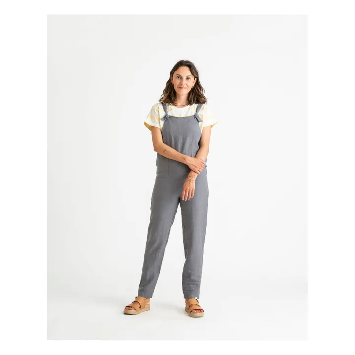 Matona Salopette Lin | Gris bleuté