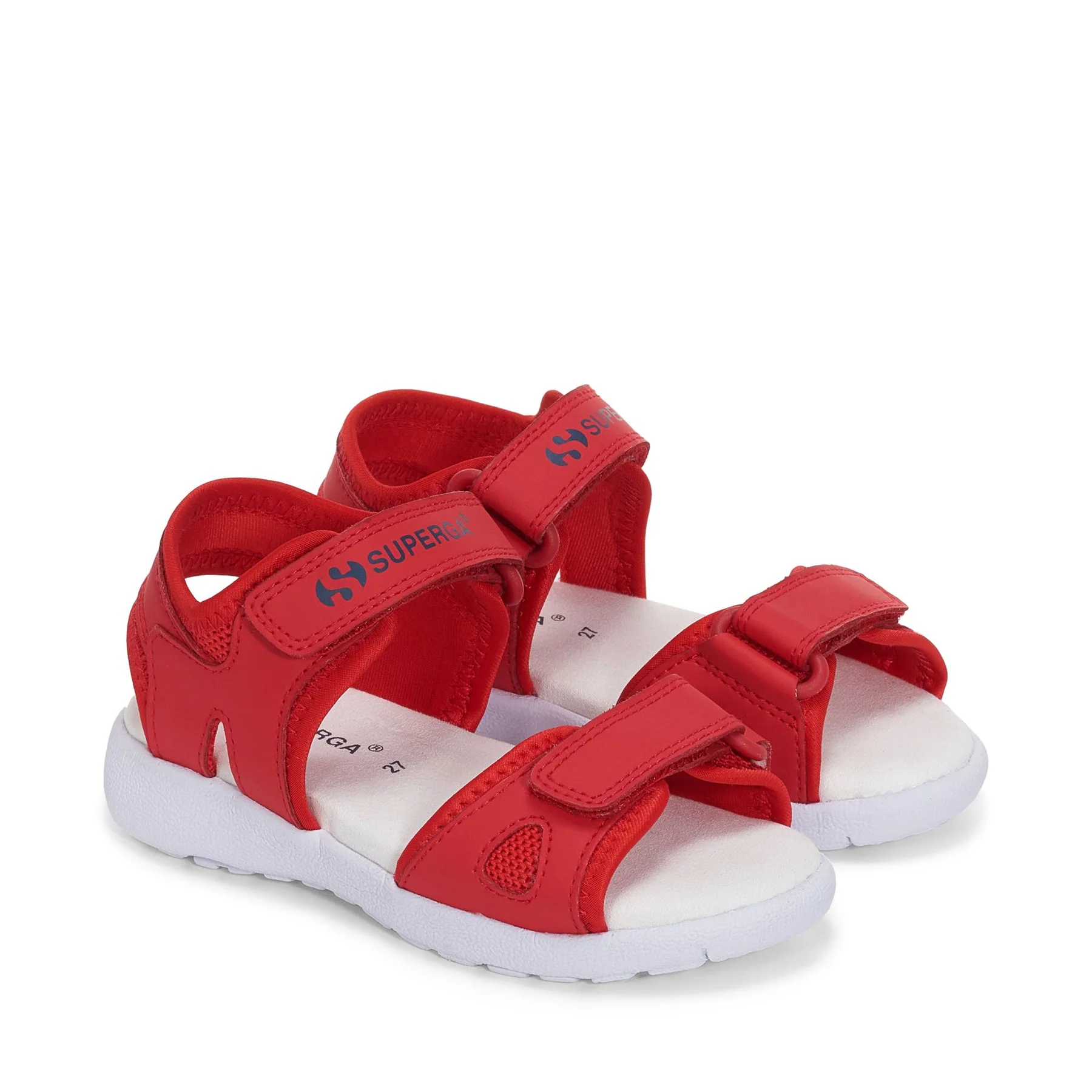 3999 KIDS SYNTHETIC MATERIAL-RED-WHITE