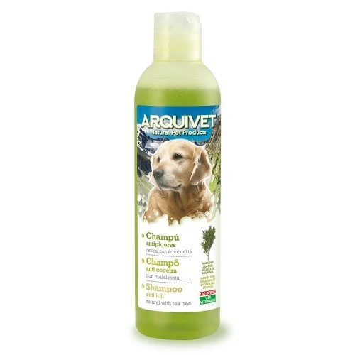 Arquivet shampoo natural antiprurido com aroma neutro para cães