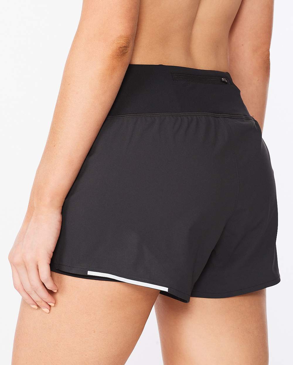 2XU Aero 2-in-1 3 Inch Shorts Black\Silver Reflective
