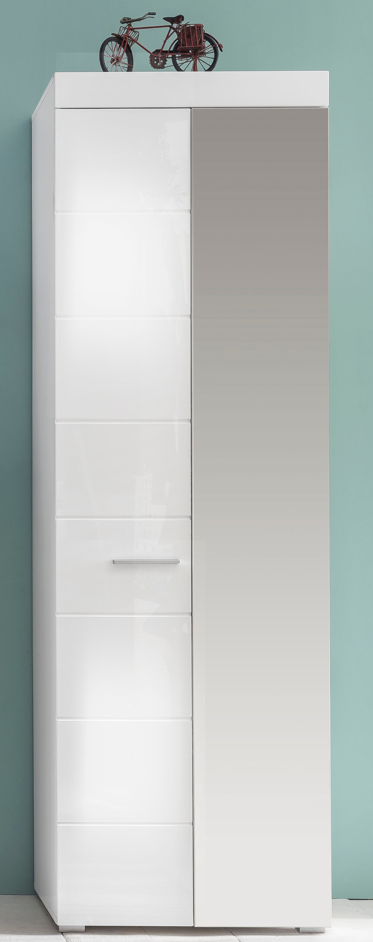INOSIGN Garderobenschrank »Avena« Flurschrank mit Spiegeltür -  (B/T/H) 80/12/72 cm