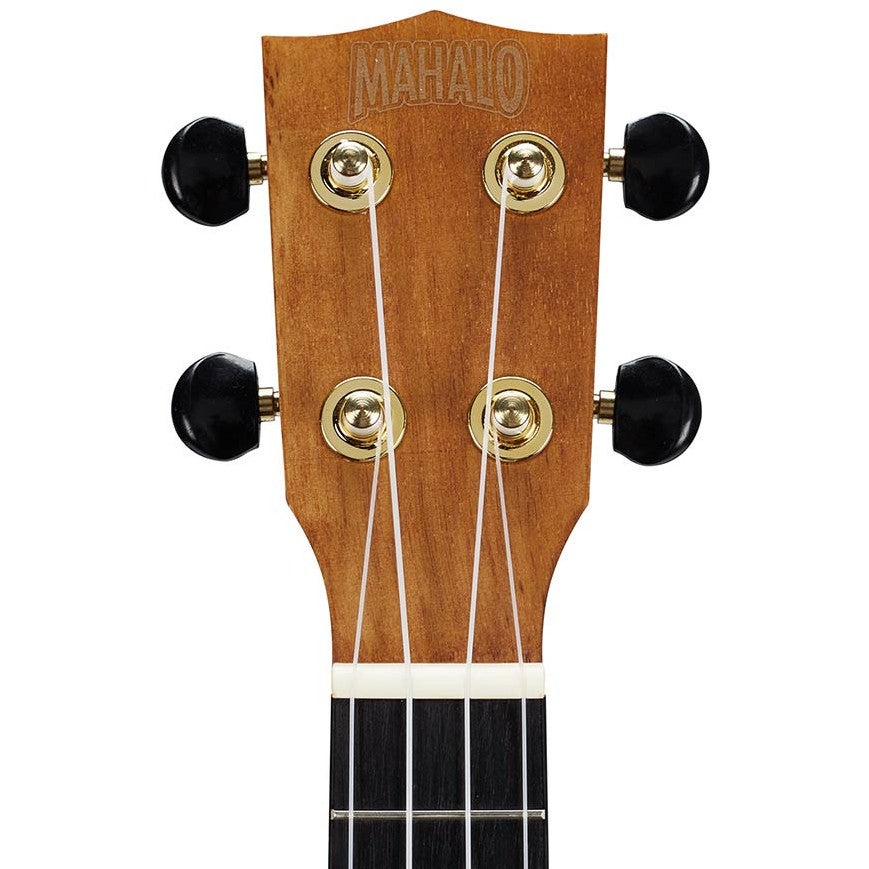 Mahalo MS1TBR Slimline Series sopraan ukelele transparent brown