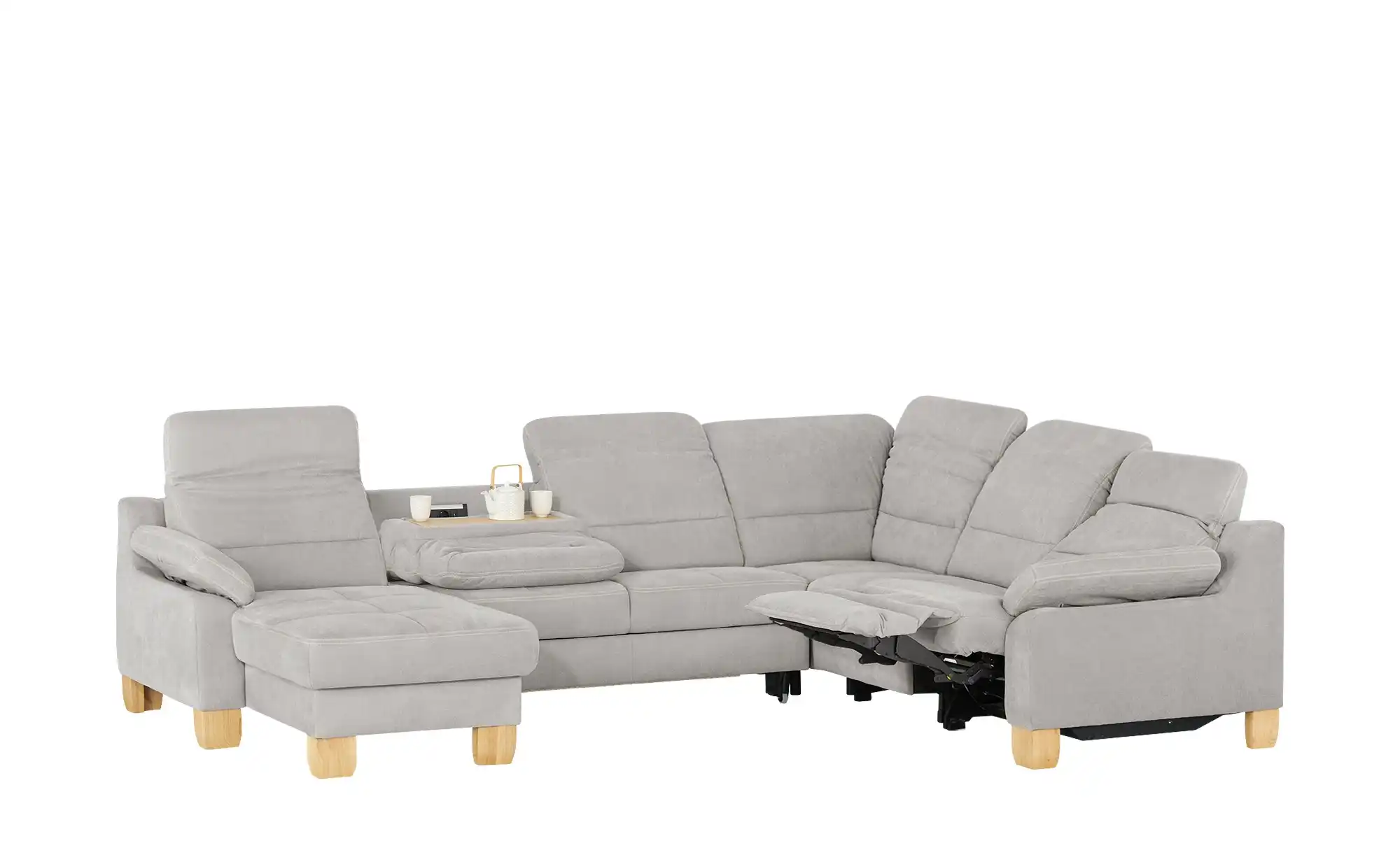 meinSofa Wohnlandschaft aus Mikrofaser Hanna